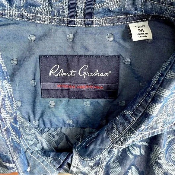 ROBERT GRAHAM ‘ WAYNES ‘ LONG SLEEVE SHIRT - Picture 7 of 9